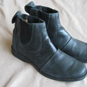 Timberland men's black leather chelsea boots US size 11.5